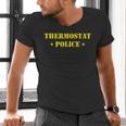Father For Men Thermostat Police Dad Men's V-Neck T-Shirt