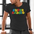 Fatherly Powers Unleashed Gamer Super Dad From Wife & Kids Men's V-Neck T-Shirt Fatherly Powers Unleashed Gamer Super Dad From Wife & Kids Men's V-Neck T-Shirt