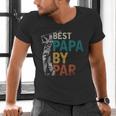 Fathers Day Golfer Dad Golfing Best Papa By Par Golf Men's V-Neck T-Shirt Fathers Day Golfer Dad Golfing Best Papa By Par Golf Men's V-Neck T-Shirt