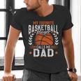 My Favorite Basketball Player Calls Me Dad Basketball Men's V-Neck T-Shirt My Favorite Basketball Player Calls Me Dad Basketball Men's V-Neck T-Shirt