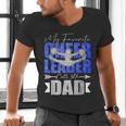 My Favorite Cheerleader Calls Me Dad Cheer Dad Fathers Day Men's V-Neck T-Shirt