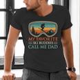 My Favorite Ski Buddies Call Me Dad Ski Dad Men's V-Neck T-Shirt