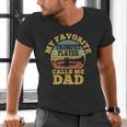 My Favorite Trumpet Player Calls Me Dad Father Vintage Men's V-Neck T-Shirt