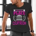 Female Lawyer Women Law Student Graduation Bar Exam Men's V-Neck T-Shirt