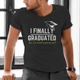 I Finally Graduated Back To Gaming Gamer Graduation Men's V-Neck T-Shirt