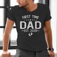 First Time Daddy New Dad Est 2026 Shirt Fathers Day Men's V-Neck T-Shirt