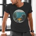 Fish Bowl Frutiger Aero Y2K Retro Vibes Men's V-Neck T-Shirt Fish Bowl Frutiger Aero Y2K Retro Vibes Men's V-Neck T-Shirt