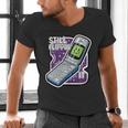Still Flippin' It Retro Flip Phone 90s Y2K Nostalgia Men's V-Neck T-Shirt Still Flippin' It Retro Flip Phone 90s Y2K Nostalgia Men's V-Neck T-Shirt
