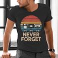 Floppy VHS Cassette Never Forget Retro 80s 90s Nostalgia Men's V-Neck T-Shirt Floppy VHS Cassette Never Forget Retro 80s 90s Nostalgia Men's V-Neck T-Shirt