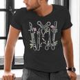 Floral Surgical Tech Surgery Medical Med School Graduation Men's V-Neck T-Shirt