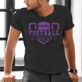Football Senior Night Football Senior 2025 Graduation 36 Men's V-Neck T-Shirt