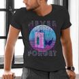 Never Forget Retro 80s 90s Nostalgia Men's V-Neck T-Shirt