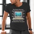Frutiger Aero Aesthetic Tech The Future That Was Promised Men's V-Neck T-Shirt