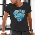 Frutiger Aero Metro Abstract Maximalism 2000s Nostalgia Men's V-Neck T-Shirt