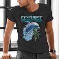 Frutiger Aero Splashy Dolphin Y2k Aesthetic Graphic Men's V-Neck T-Shirt Frutiger Aero Splashy Dolphin Y2k Aesthetic Graphic Men's V-Neck T-Shirt