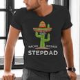 Fun Hilarious Stepfather Humor Stepdad Men's V-Neck T-Shirt