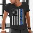 Funny Class Of 2021 American Flag Senior Graduation Men's V-Neck T-Shirt