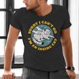 Funny Introvert Cat I Can't Go I'm An Inside Cat Homebody Men's V-Neck T-Shirt Funny Introvert Cat I Can't Go I'm An Inside Cat Homebody Men's V-Neck T-Shirt