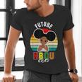 Future HBCU Grad Graduate Afro Girl College Graduation Men's V-Neck T-Shirt