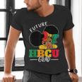 Future HBCU Grad History Girl Graduation HBCU Kids Men's V-Neck T-Shirt