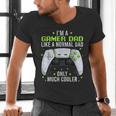 Gamer Dad Gaming Shirts Fathers Day Video Game Daddy Men's V-Neck T-Shirt
