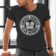 Garage Drinker Club Member Day Drinking Dad Beer Garage Men's V-Neck T-Shirt