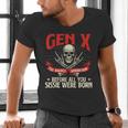 Gen X The Badass Generation Generation X Gen Xer Nostalgia Men's V-Neck T-Shirt