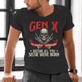 Gen X The Badass Generation Generation X Gen Xer Nostalgia Men's V-Neck T-Shirt