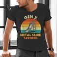 Gen X Slide Strong Generation X Gen Xer Nostalgia Men's V-Neck T-Shirt Gen X Slide Strong Generation X Gen Xer Nostalgia Men's V-Neck T-Shirt
