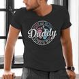 Gender Reveal Dad Daddy To Be Pink Or Blue Baby Shower Men's V-Neck T-Shirt