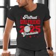 Girlfriend Of a 2025 Graduate Prom Graduation 25 VolleyBall Men's V-Neck T-Shirt