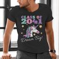 Girls Class Of 2041 Magical Unicorn Graduation Cap Men's V-Neck T-Shirt