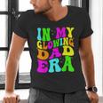 In My Glowing Dad Era Groovy Colorful Bright Men's V-Neck T-Shirt In My Glowing Dad Era Groovy Colorful Bright Men's V-Neck T-Shirt