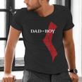 God Of Boy Dad Video Game Tshirt Father's Day Edition Men's V-Neck T-Shirt