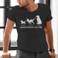 Golden Retriever Mom Dad Puppy Dog Owner Dog Lover Men's V-Neck T-Shirt