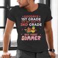Goodbye 1st Grade Graduation To 2nd Grade Hello Summer Men's V-Neck T-Shirt