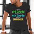 Goodbye 3rd Grade On My Way To 4th Grade 2022 Graduation Men's V-Neck T-Shirt