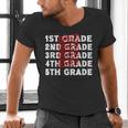 Goodbye 4th Grade Graduation Last Day School Hello 5th Grade Men's V-Neck T-Shirt