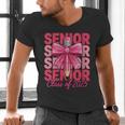 Graduate 2025 For Senior 2025 Graduation Coquette Pink Bow Men's V-Neck T-Shirt