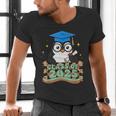 Graduate Penguin Class Of 2025 Kids Graduation Men's V-Neck T-Shirt