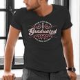 I Graduated Can I Go Back To Bed Now Cool Graduation Men's V-Neck T-Shirt