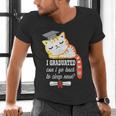 I Graduated Can I Go Back To Sleep Now Graduation Men's V-Neck T-Shirt