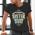 Graduation 2019 TShirt Proud Sister Of A Senior Men's V-Neck T-Shirt