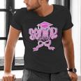 Graduation 2026 Senior 2026 Class Of 2026 Coquette Pink Girl Men's V-Neck T-Shirt