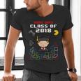 Graduation Class Of 2018 Game Over 8-Bit Gamer Men's V-Neck T-Shirt
