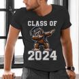 Graduation Class Of 2024 Bigfoot Graduated Seniors 2024 Men's V-Neck T-Shirt