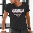 Graduation PhD Tee Bachelors Tee Masters Degree Shirts Men's V-Neck T-Shirt