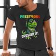 Graduation Preschool DinosaurRex Crushed It Boys Grad Men's V-Neck T-Shirt