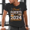 Graduation Proud Parents Of a 2024 Graduate For Mom And Dad Men's V-Neck T-Shirt