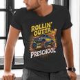 Graduation Rollin' Outta Preschool Monster Truck Boys Pre-K Men's V-Neck T-Shirt